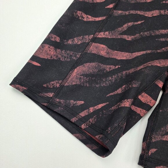 Jessica Simpson Women's Tummy Control Bermuda Short Small Black Mystic Zebra - Picture 4 of 14